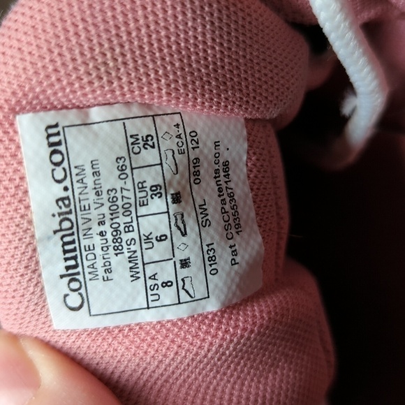 Columbia Vitesse Outdry performance Hiking sneakers womans size 8  EU 39 - Picture 15 of 15